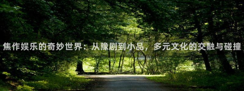 意昂2登录：焦作娱乐的奇妙世界：从豫剧到小品，多元文化的交融与碰撞